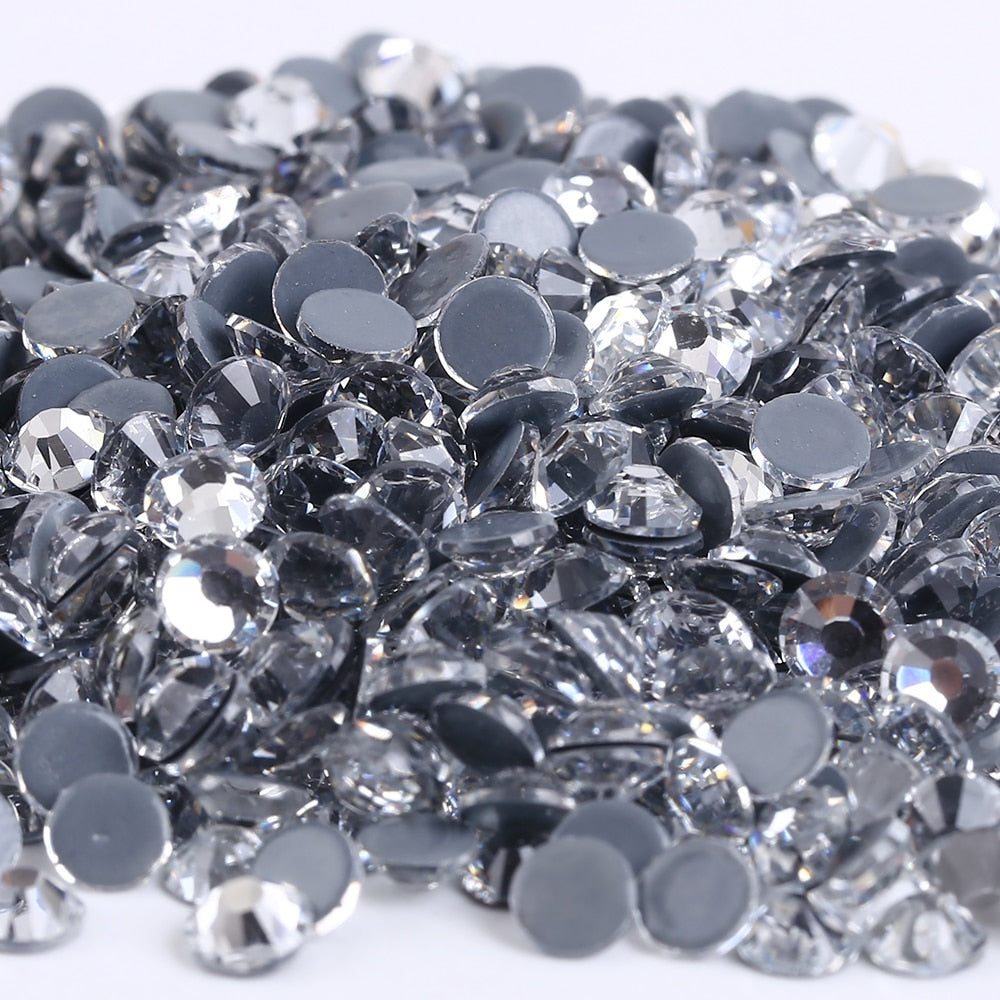 FlatBack Glitter/Crystal Rhinestones