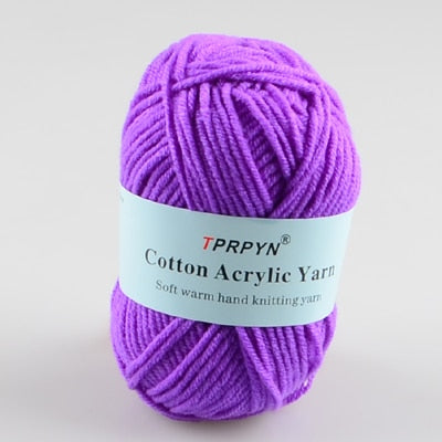 Cotton Blended Worsted Yarn