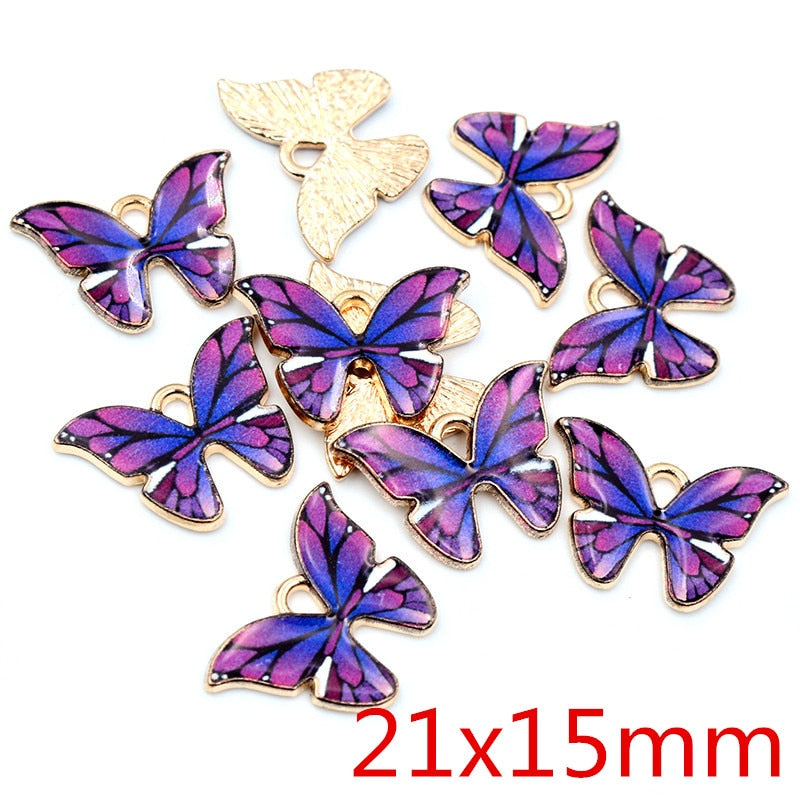 Colorful Butterfly Charms