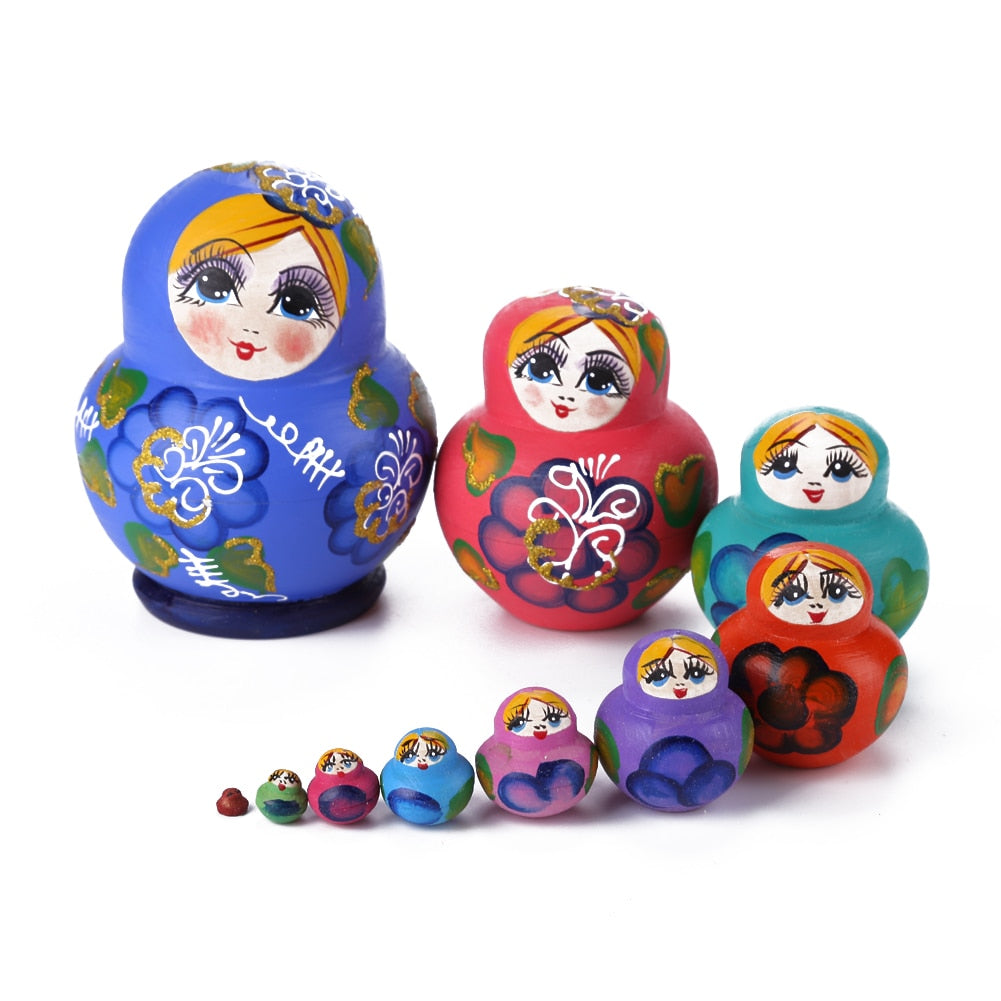 1 Set Wood Russian Nesting Dolls