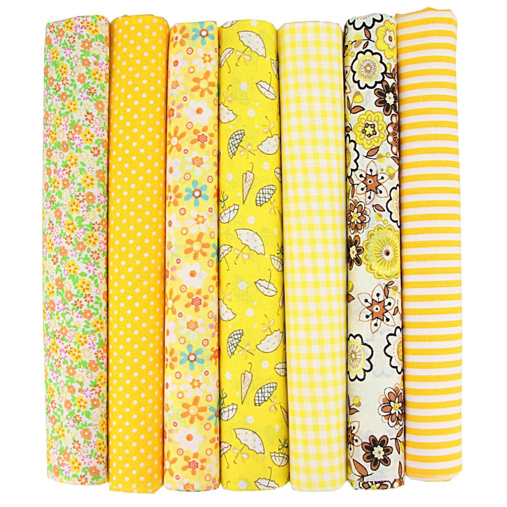 7PCS Cotton Fabric Squares