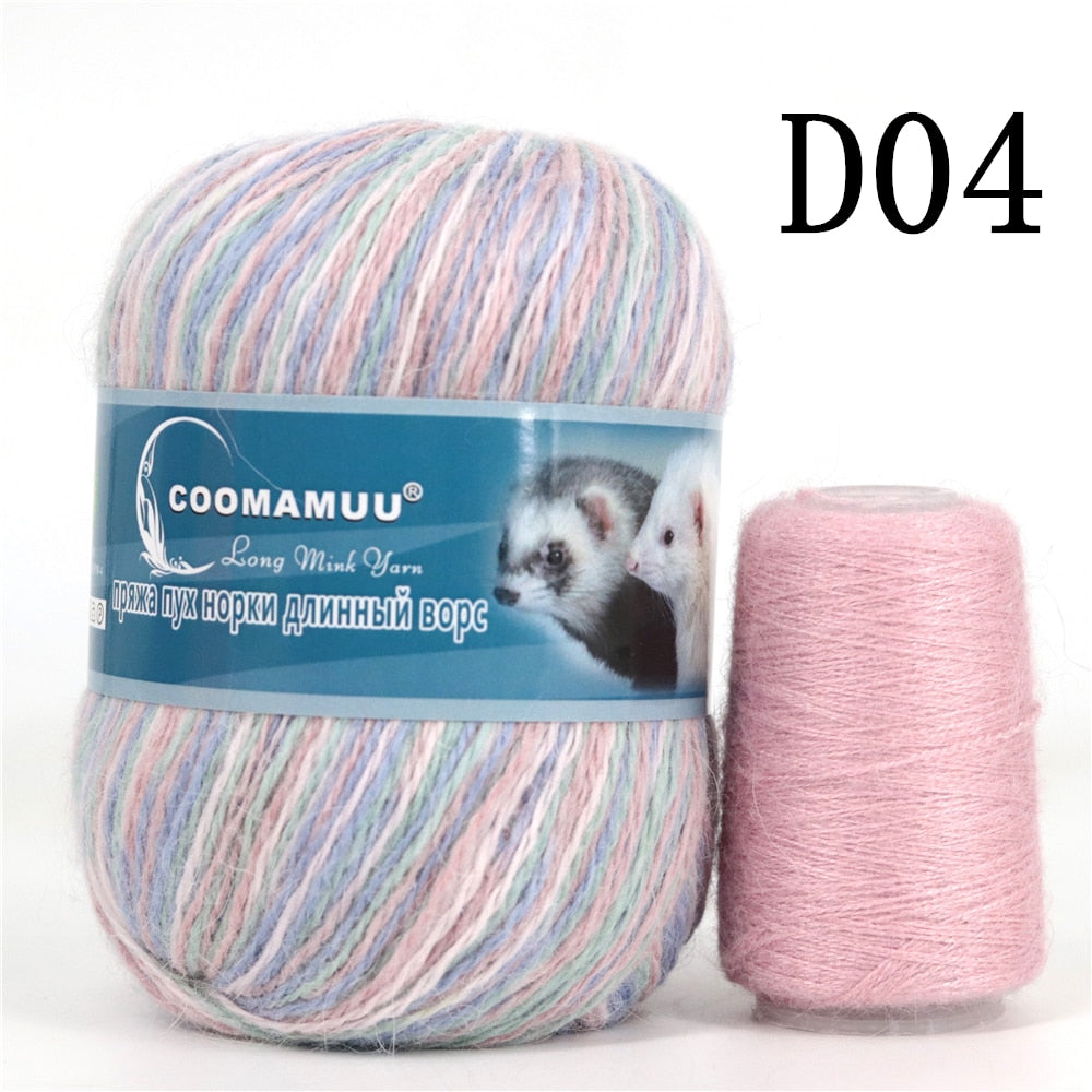 70g/Pcs High Quality Soft Mink Velvet Wool Yarn