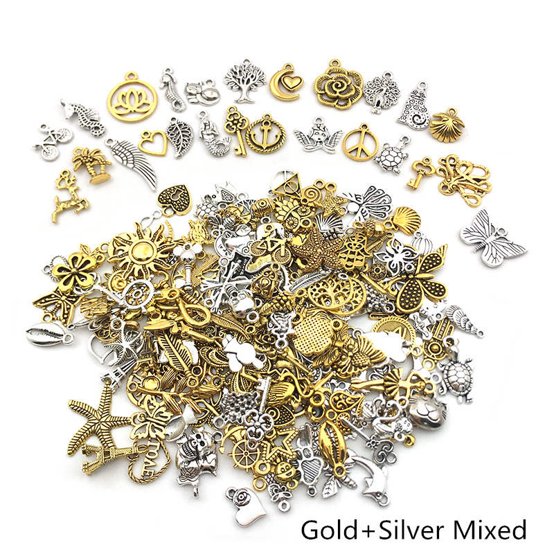 Mixed Vintage Metal Charms (30/pack)