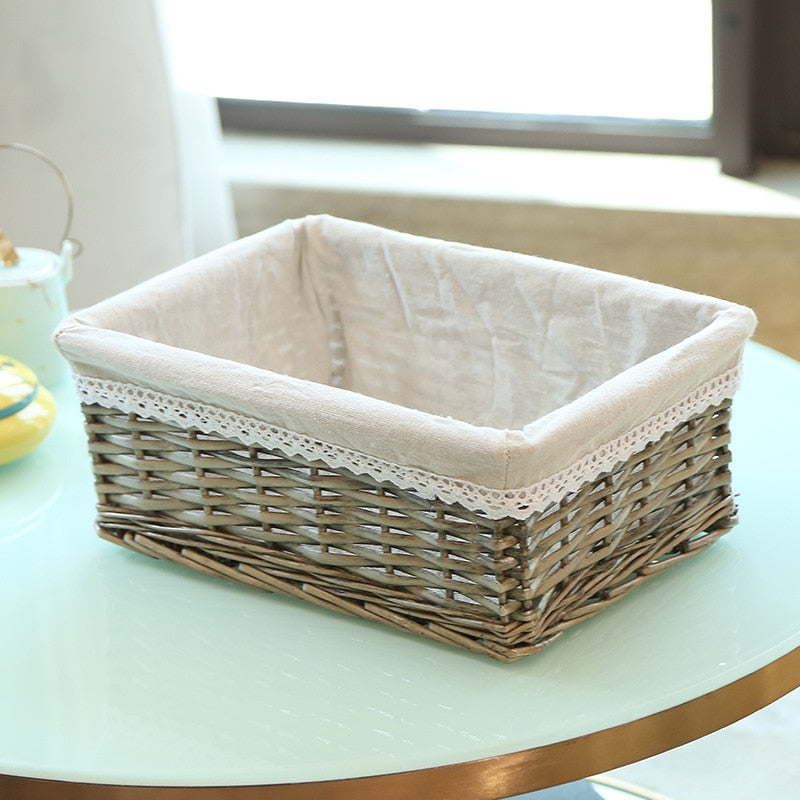 Handmade Rattan Storage Baskets