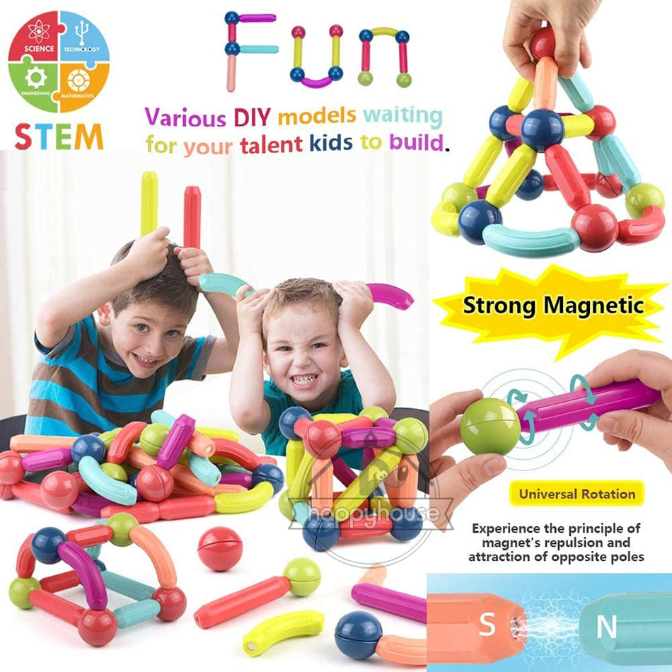 Magnetic Constructor Blocks Set