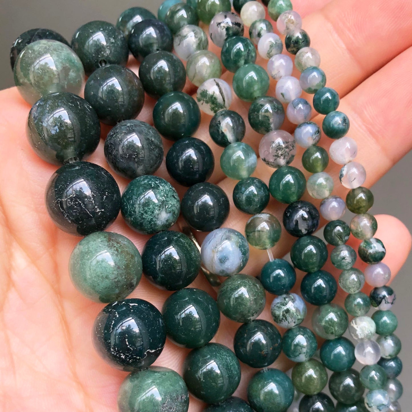 Natural Stone Loose Spacer Beads