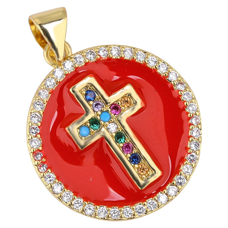 Enamel Charm Pendant (style option)