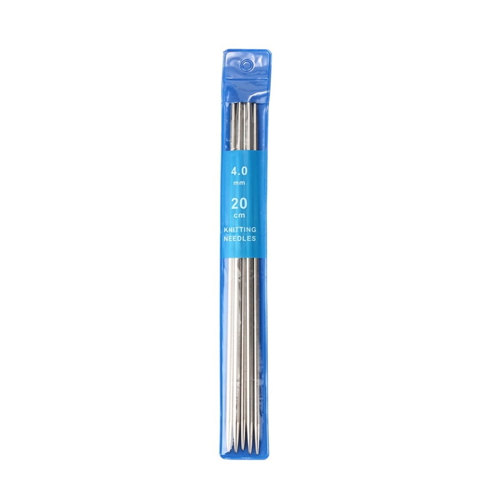 5pcs/set Stainless Steel Knitting Needles