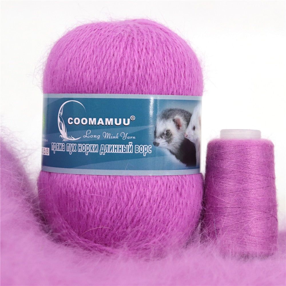 70g/Pcs High Quality Soft Mink Velvet Wool Yarn