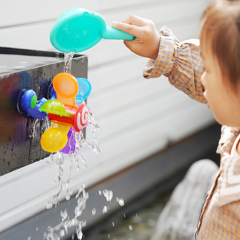 Baby Bath Toys Colorful Waterwheel