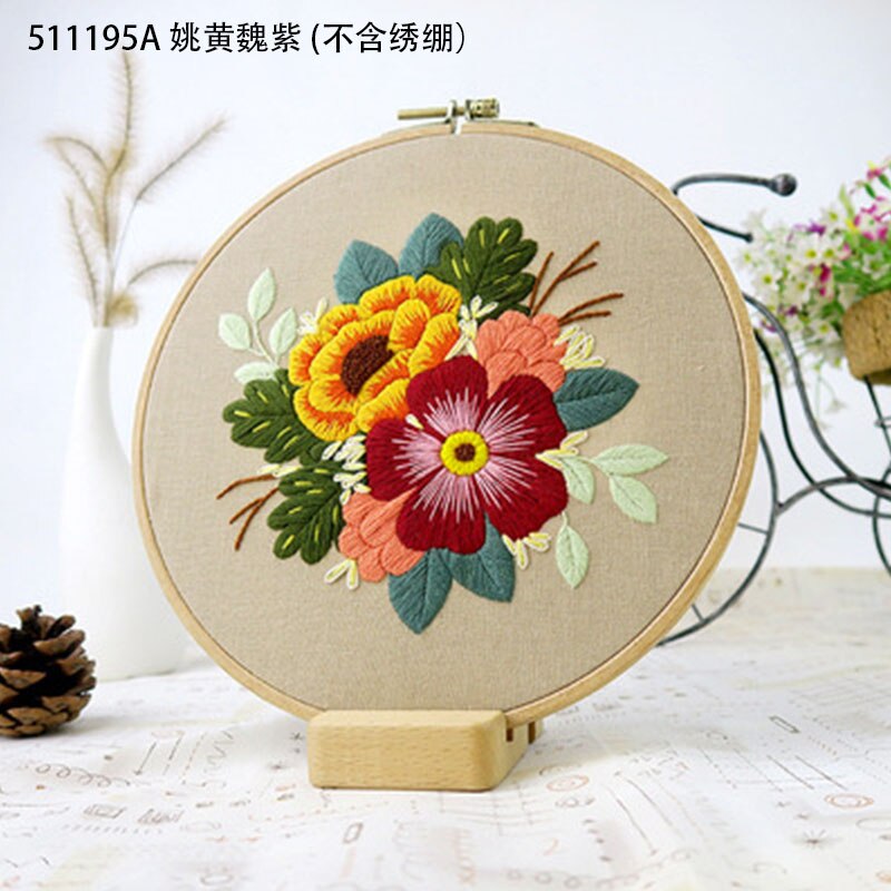 Flower Embroidery Kit