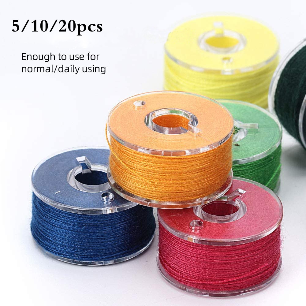 5-20 Colors/Set Threaded Bobbins