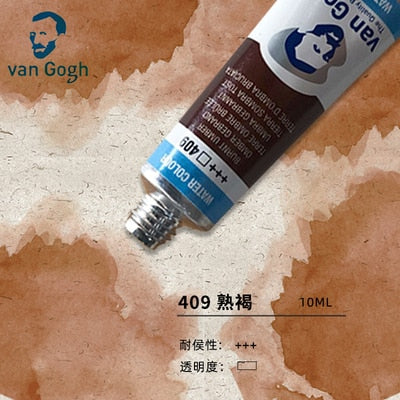 Van Gogh Watercolor Paint Tube (10ml tube, 24 color selctions)