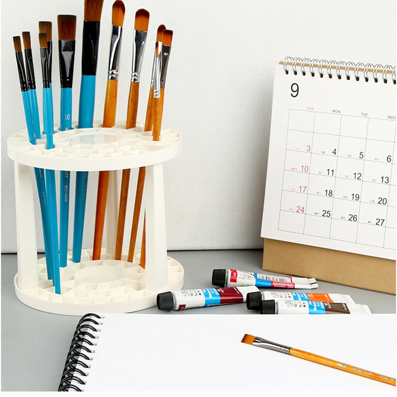 Paint Brush Holder 49 Holes Pen Rack