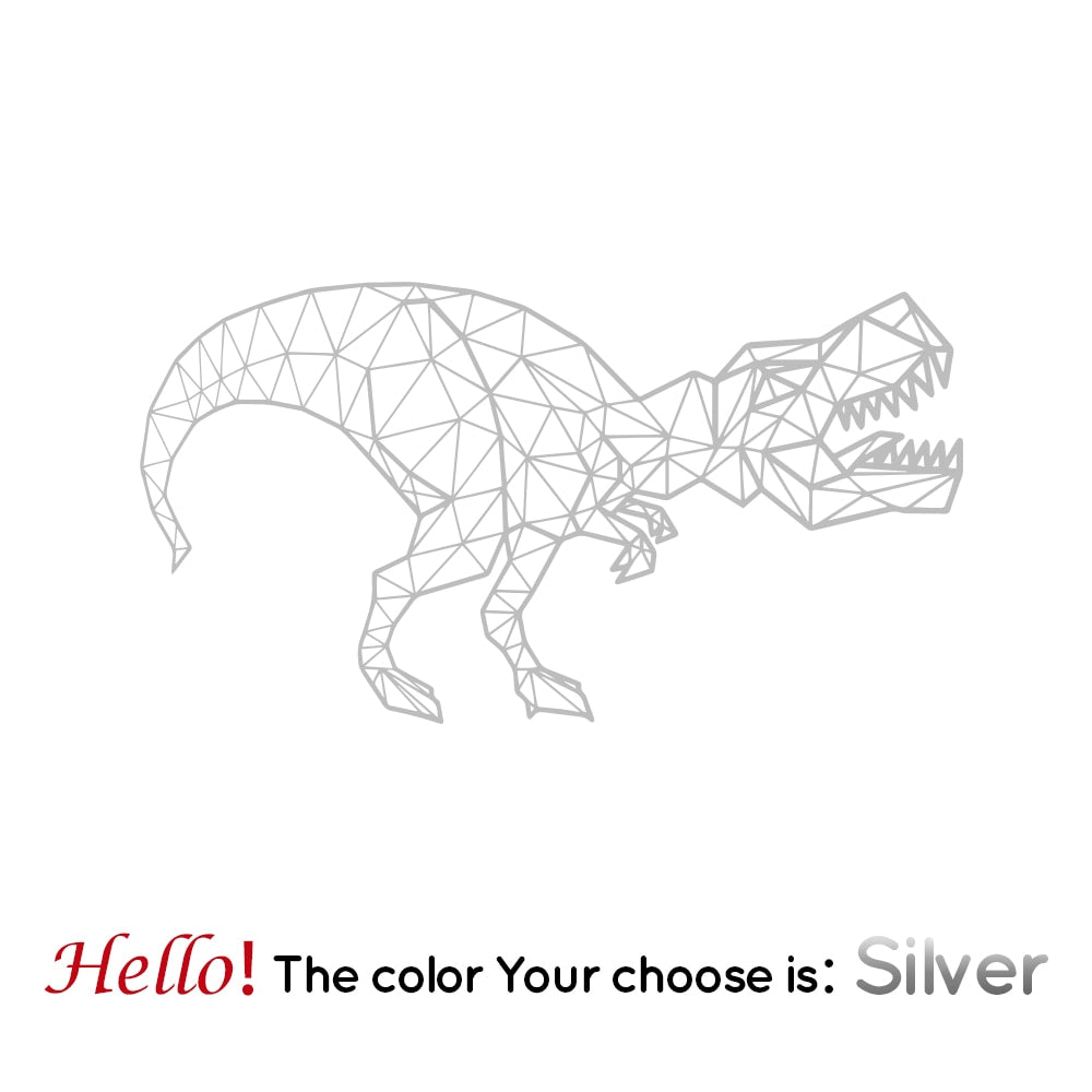 Geometric Tyrannosaurus Wall Stickers