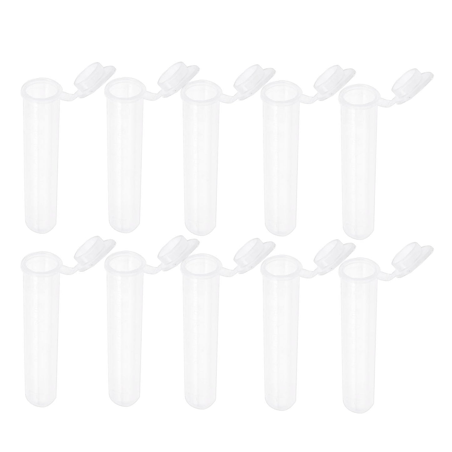 10Pcs Clear Plastic Felting Sewing Needles Tube Container