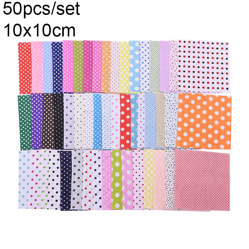 7-50pcs Assorted Floral Printed Cotton Fabric