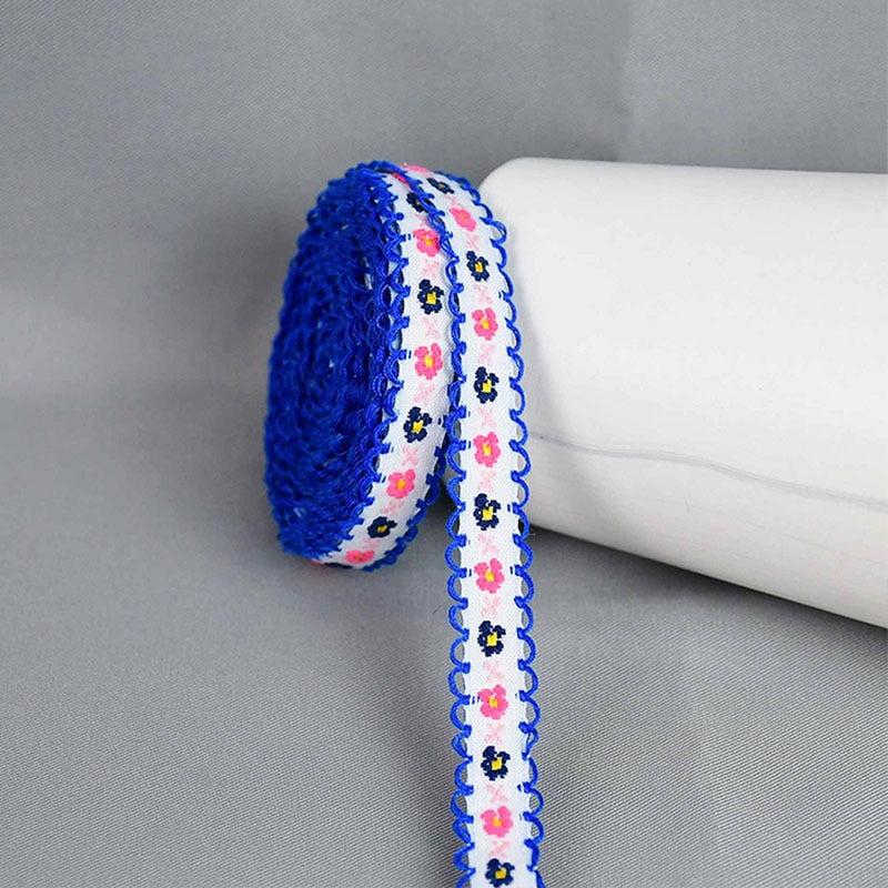 5Yard Flower Embroidered Lace Trim Ribbons