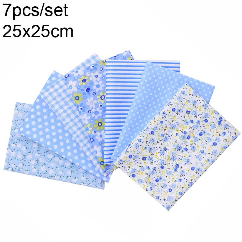 7-50pcs Assorted Floral Printed Cotton Fabric