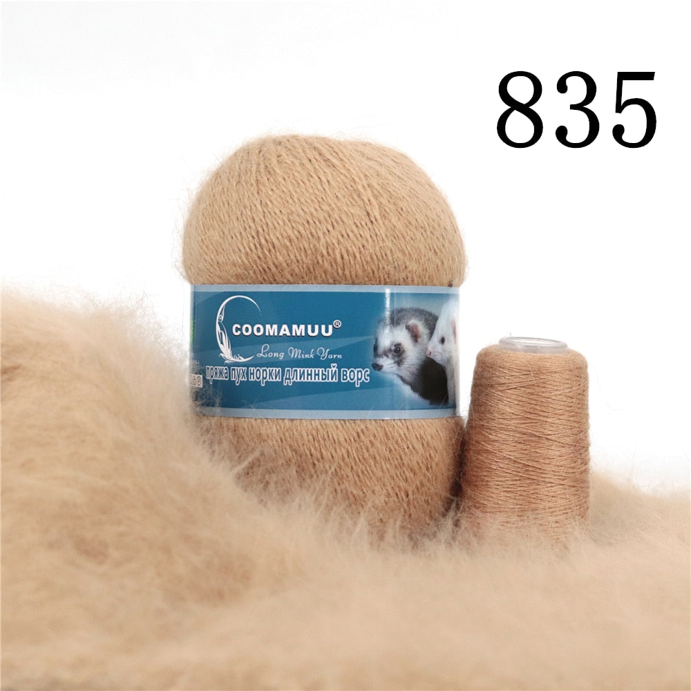 Plush Mink Cashmere Yarn Anti-pilling Fine Quality