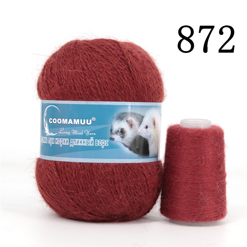 70g/Pcs High Quality Soft Mink Velvet Wool Yarn