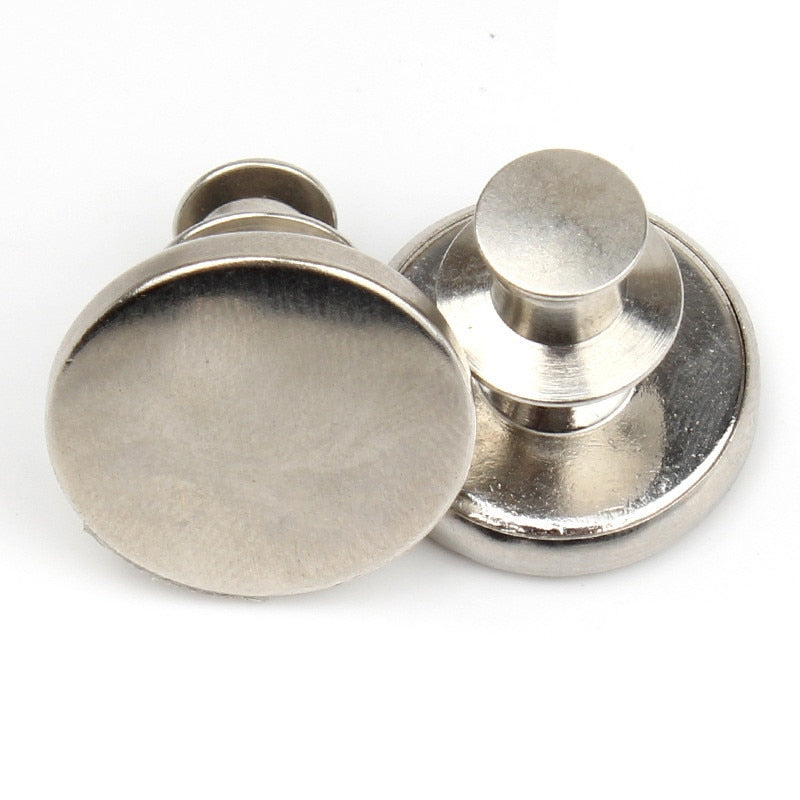 2PCs Snap Fastener Metal Buttons