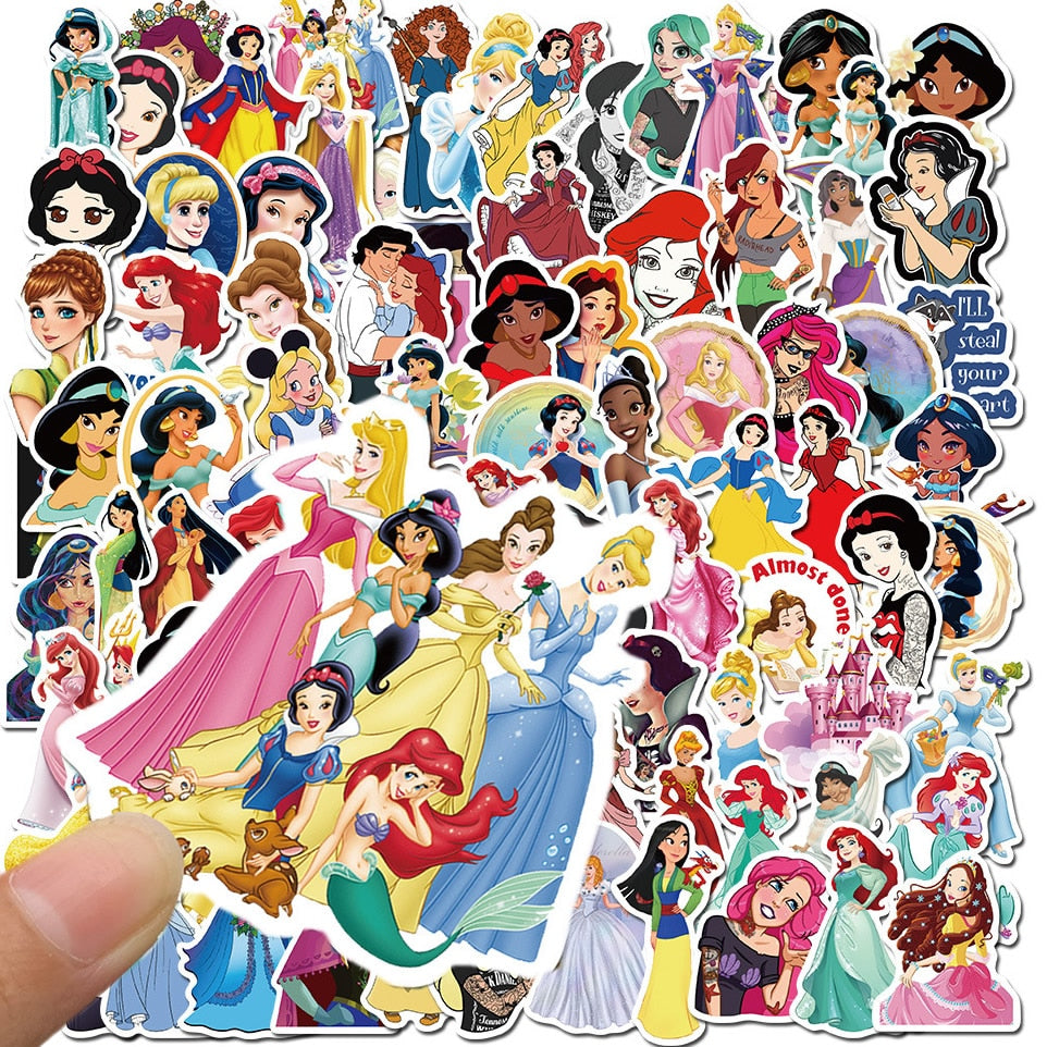 50Pcs Disney Waterproof Stickers