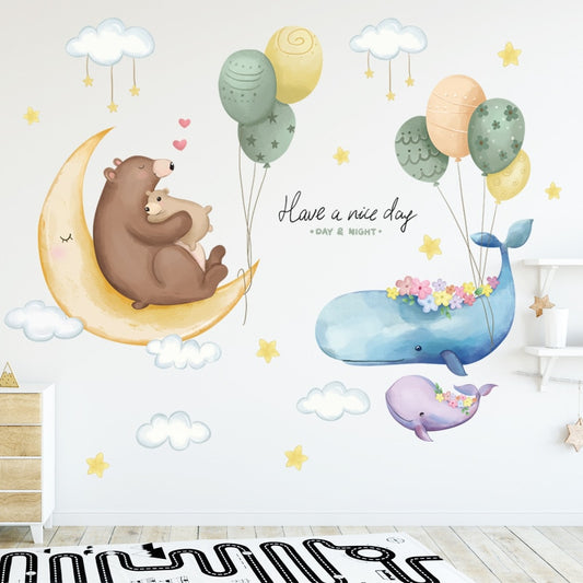 8 Styles Cartoon Wall Stickers