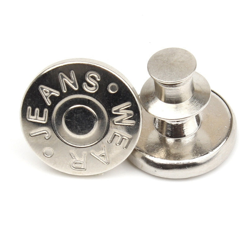 2PCs Snap Fastener Metal Buttons