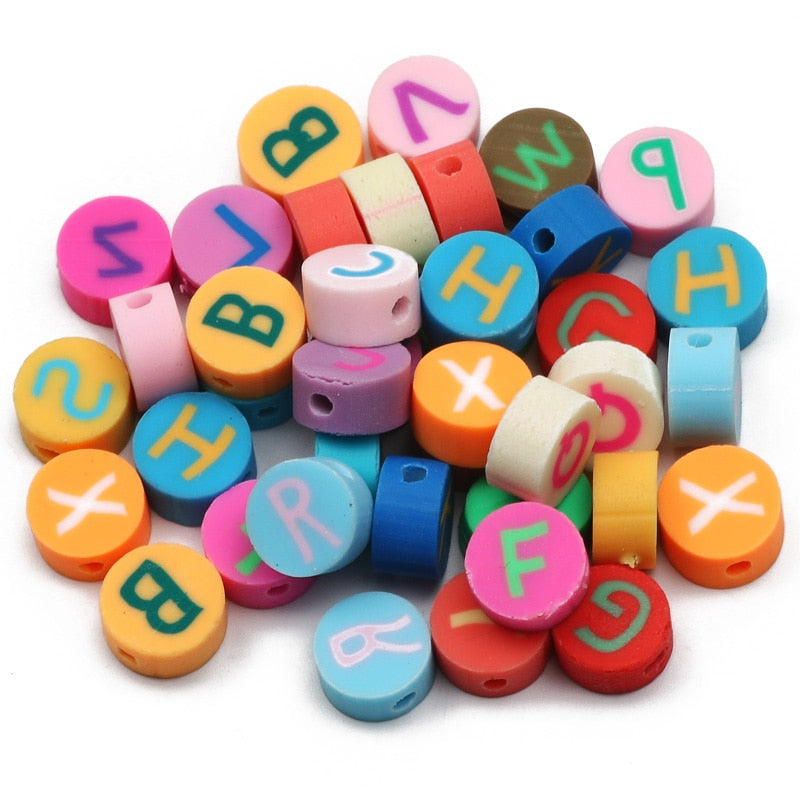 Mixed Polymer Clay Beads (color/style options)