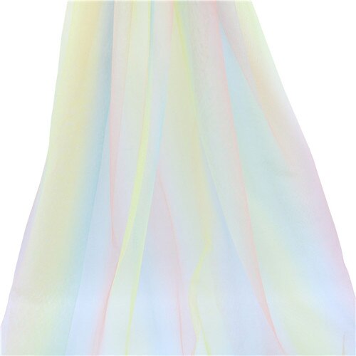 Colorful Printed Tulle Fabric