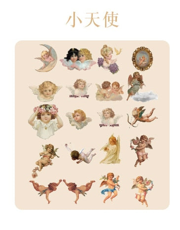 Cherub Stickers (40/pack, style options)