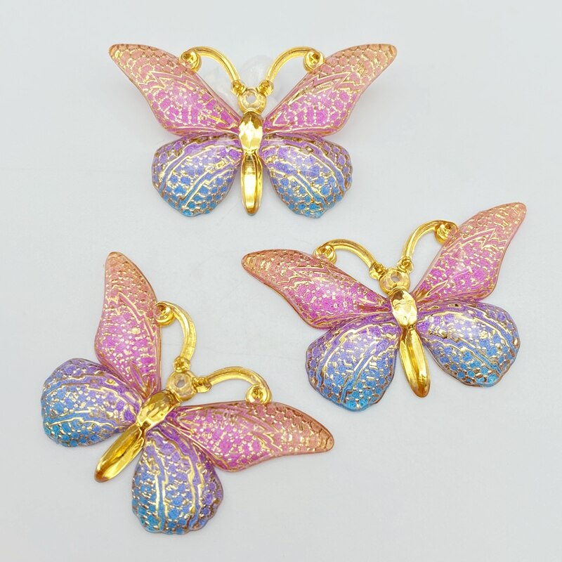 Mini Shiny Butterfly Flatback (color options)