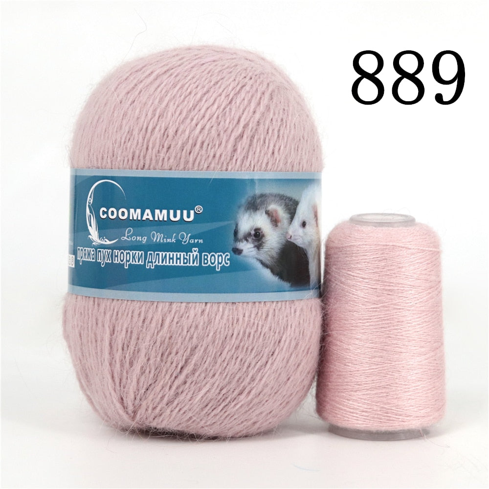 70g/Pcs High Quality Soft Mink Velvet Wool Yarn