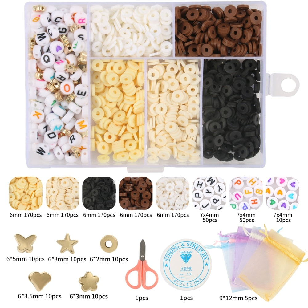 15 Style Mix Polymer Clay Acrylic Jewelry Making Kits