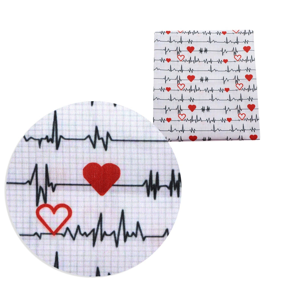 Healthy Nurse Polyester Cotton Fabric