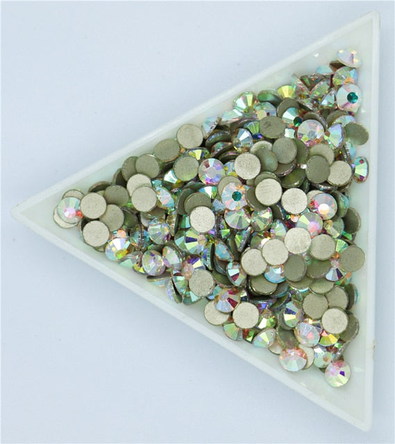 FlatBack Glitter/Crystal Rhinestones