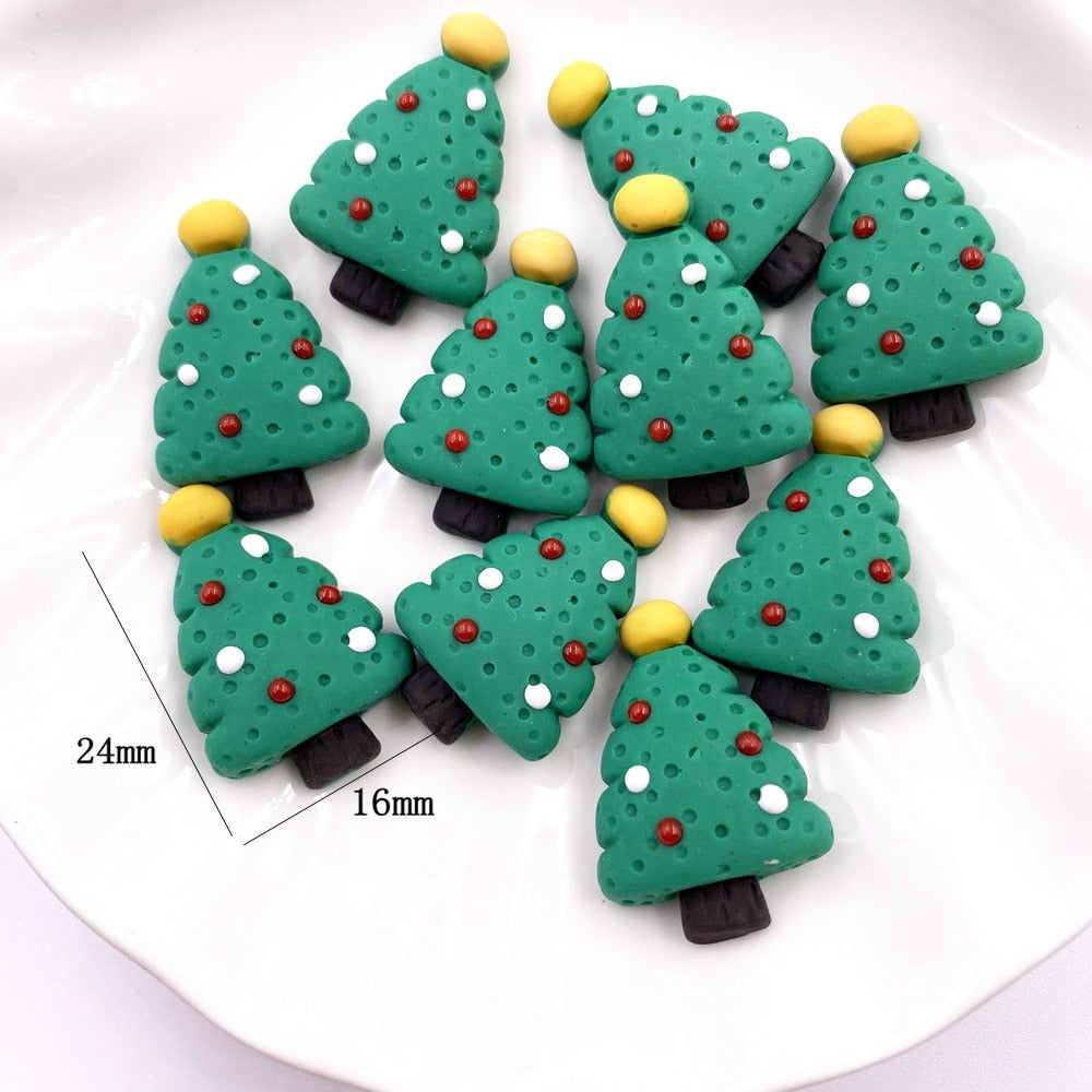 Resin Flatback Christmas (12/pack, style options)