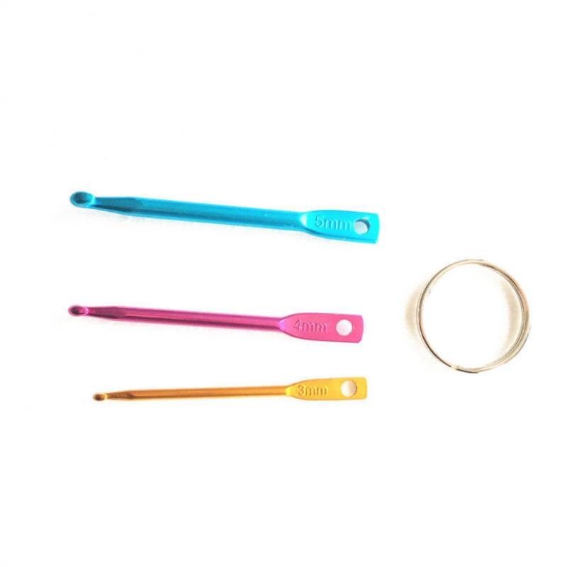 3 in 1 Keychain Mini Crochet Hooks