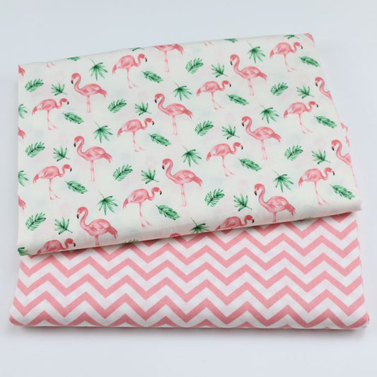 Flamingo Twill Cotton Fabric