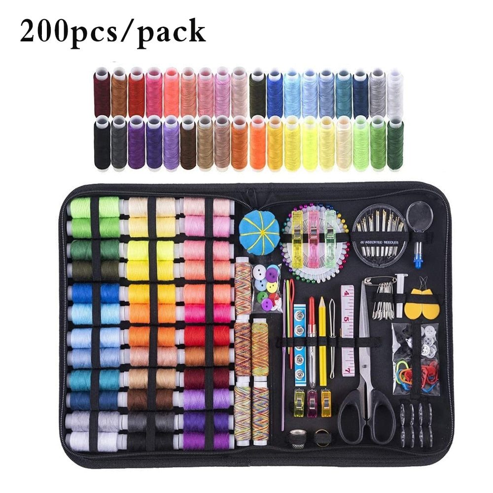 87/200Pcs Travel Sewing Kit