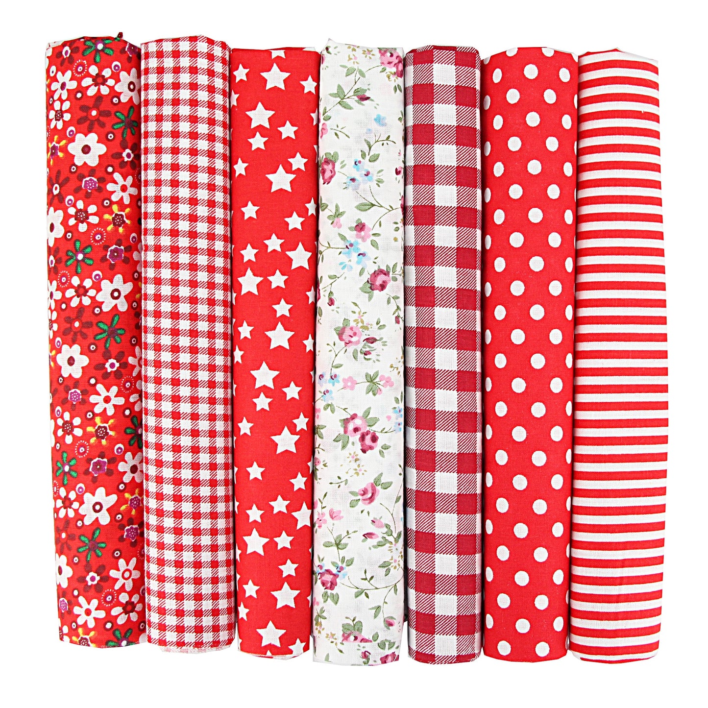 7PCS Cotton Fabric Squares