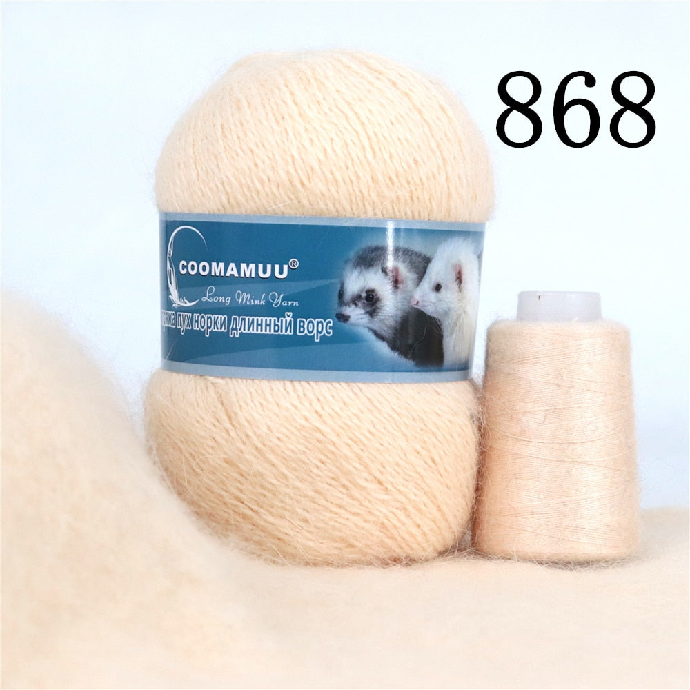 Plush Mink Cashmere Yarn Anti-pilling Fine Quality