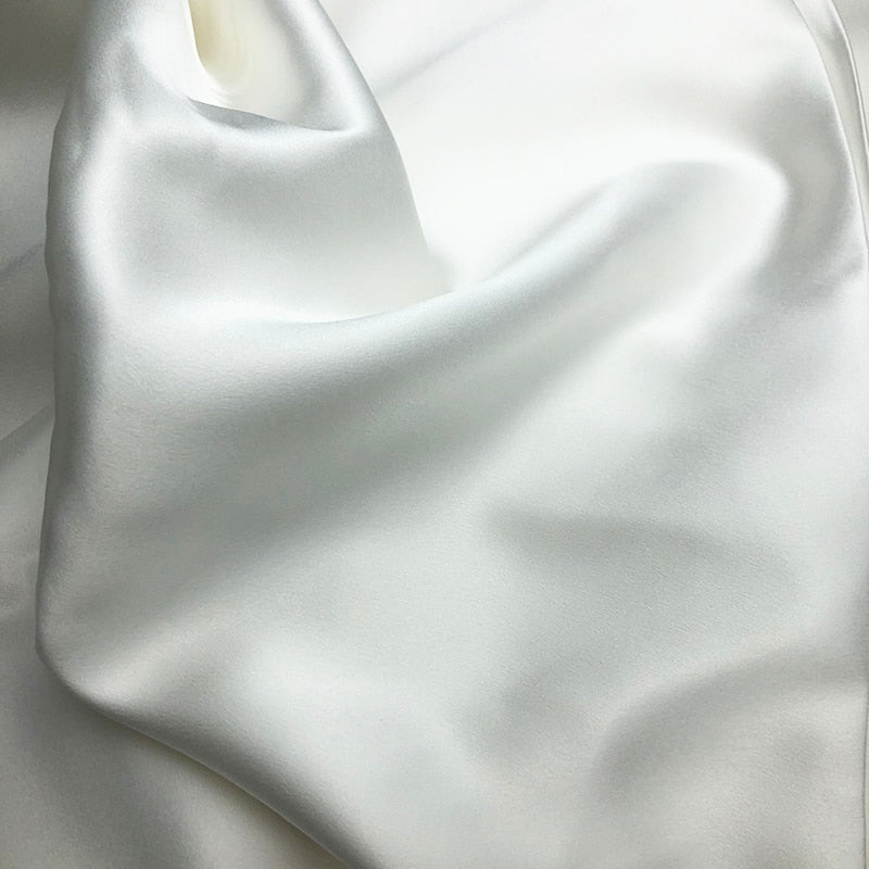 1 Meter 100% Natural Undyed White Satin