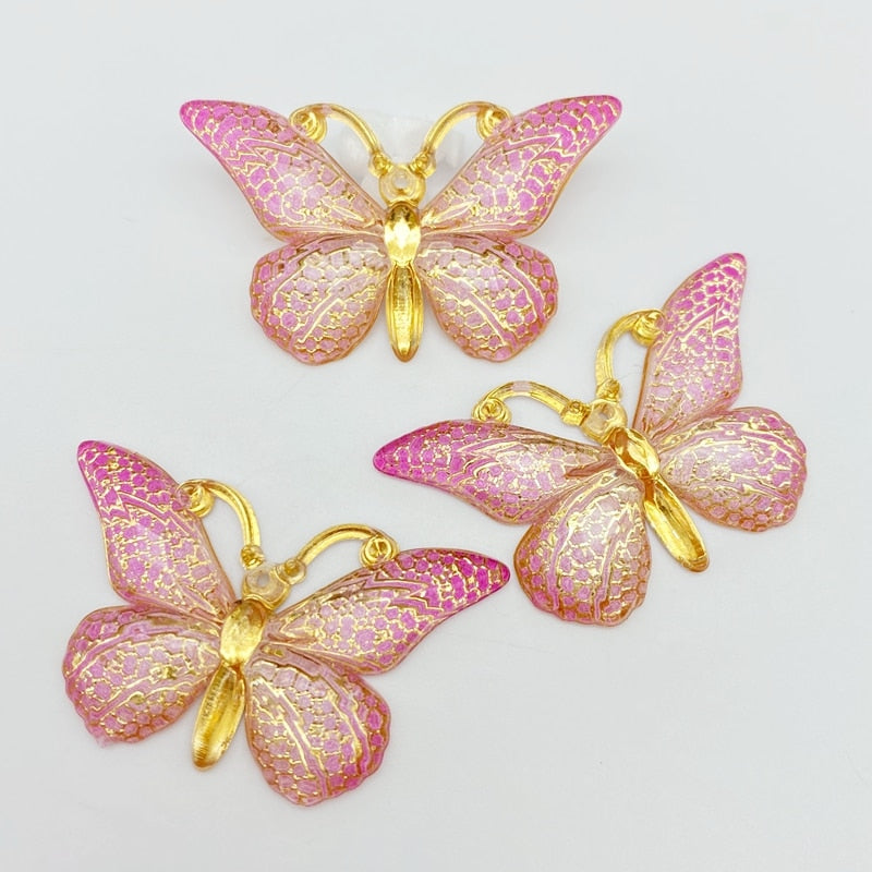 Mini Shiny Butterfly Flatback (color options)