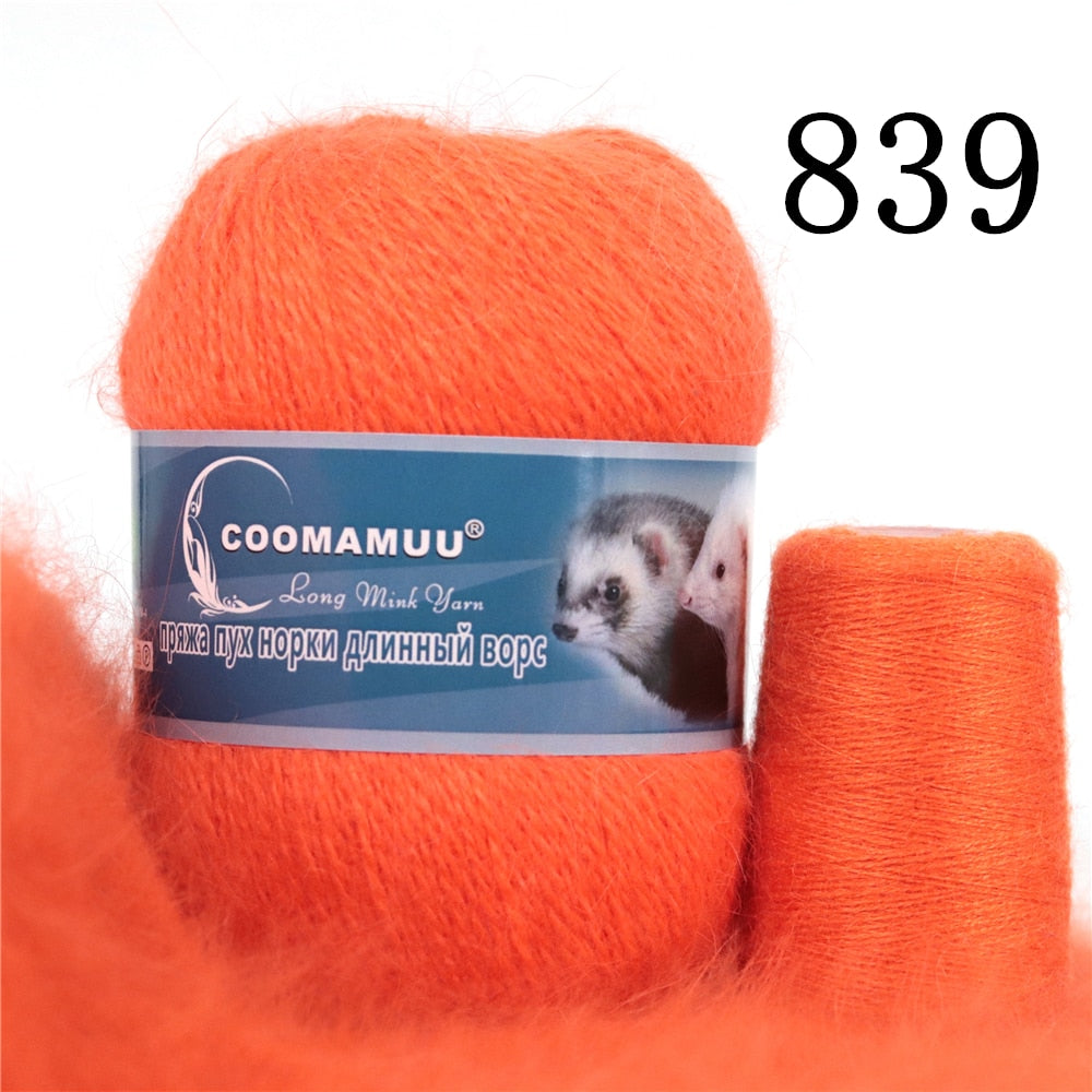 Plush Mink Cashmere Yarn Anti-pilling Fine Quality