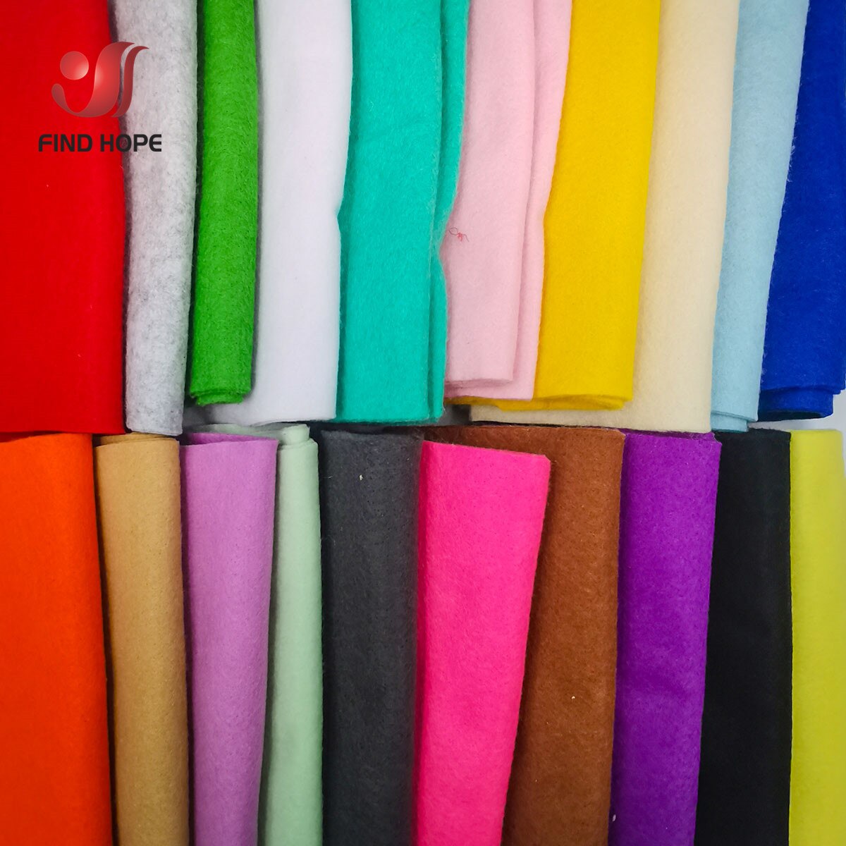 7 Rolls Soft Felt Fabric Non-woven