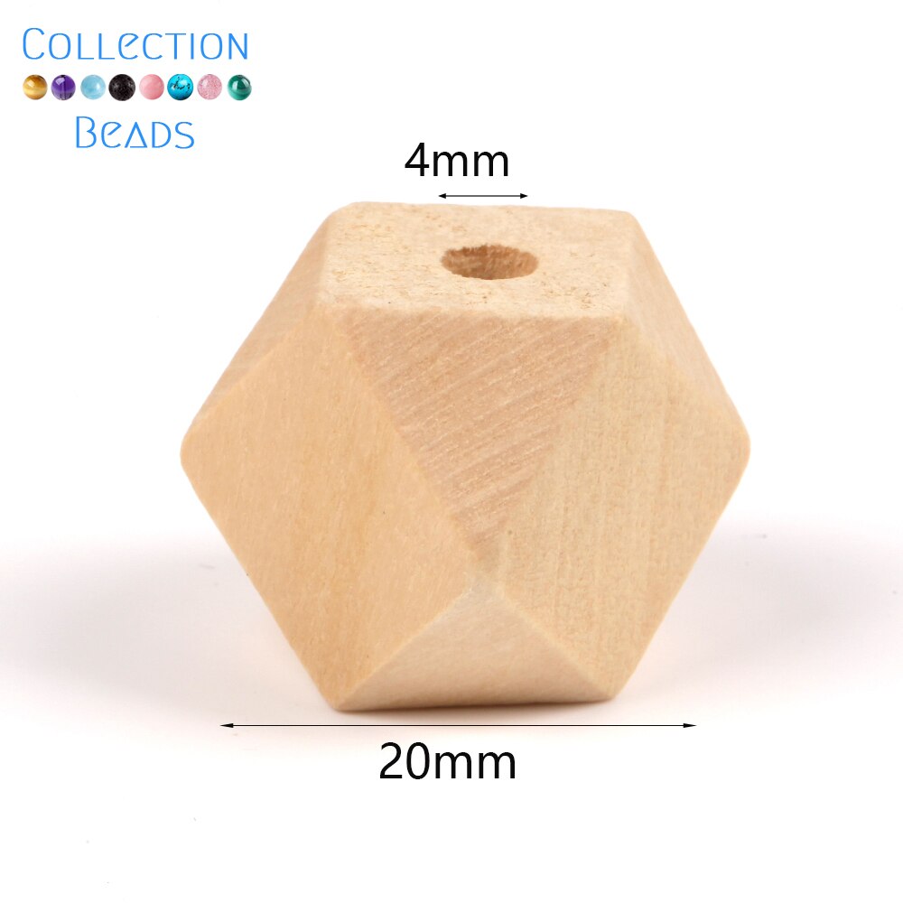 Natural Wood Beads (size options)