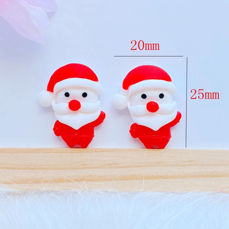 Christmas Collection Flat Back Resin