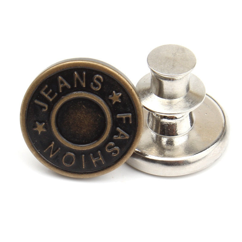 2PCs Snap Fastener Metal Buttons